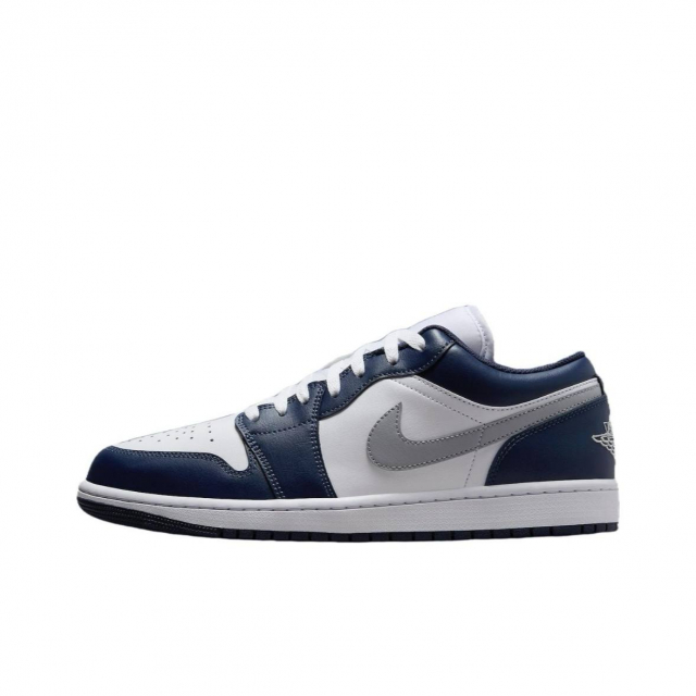 Air Jordan 1 Low Midnight Navy Wolf Grey