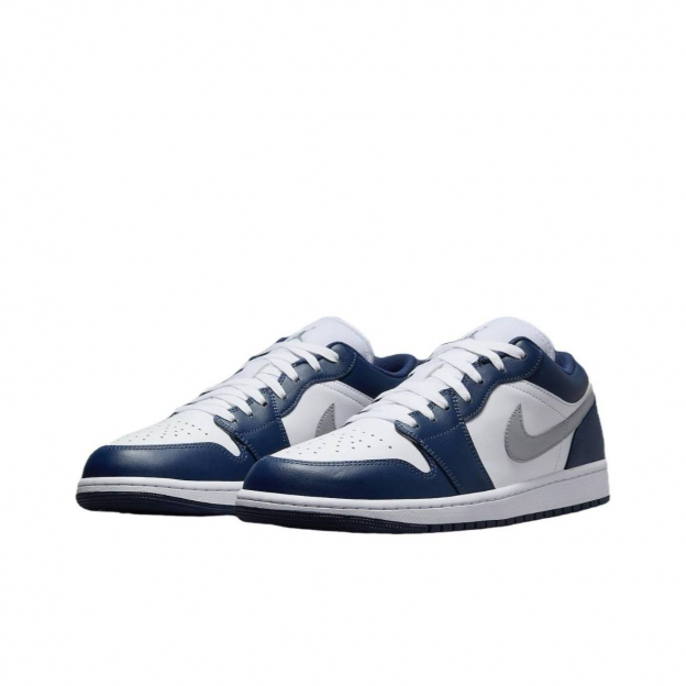 Air Jordan 1 Low Midnight Navy Wolf Grey