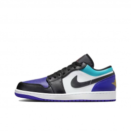 Air Jordan 1 Low Purple Aqua Black