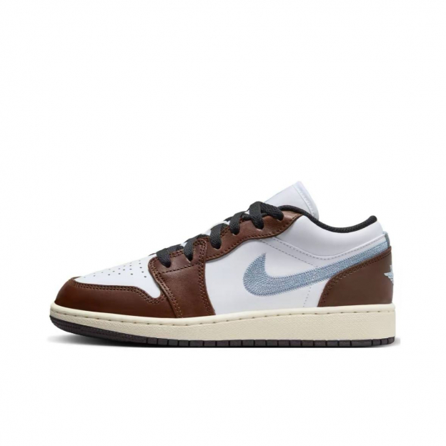 Air Jordan 1 Low Mocha Blue Grey