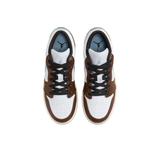 Air Jordan 1 Low Mocha Blue Grey