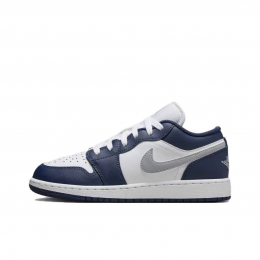 Air Jordan 1 Low Midnight Navy Wolf Grey