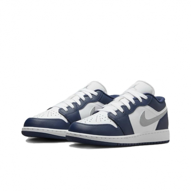 Air Jordan 1 Low Midnight Navy Wolf Grey