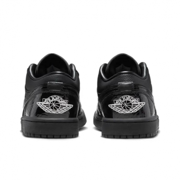 Air Jordan 1 Low Black Croc