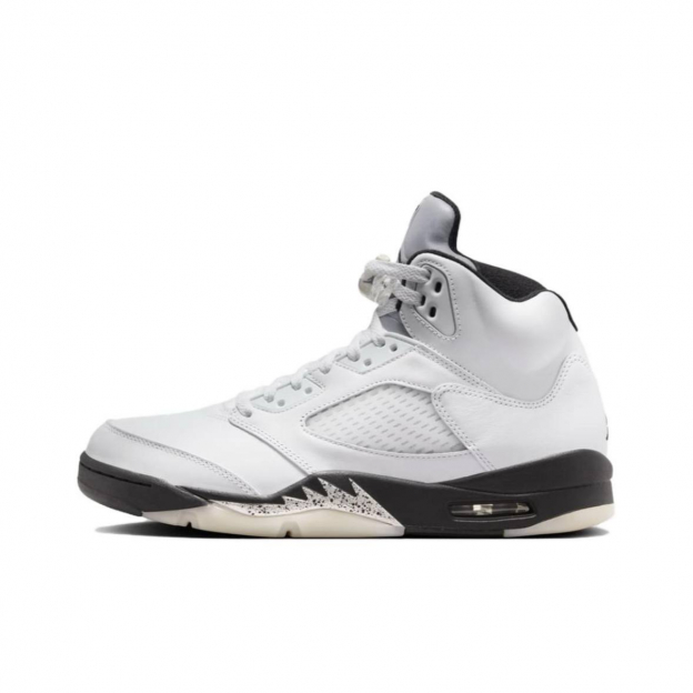 Air Jordan 5 Retro White and Black