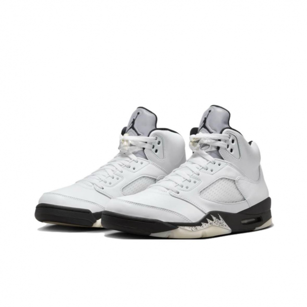 Air Jordan 5 Retro White and Black