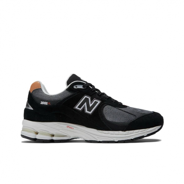 New Balance 2002R Black Denim White 