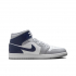 Air Jordan 1 Mid Wolf Grey Midnight Navy