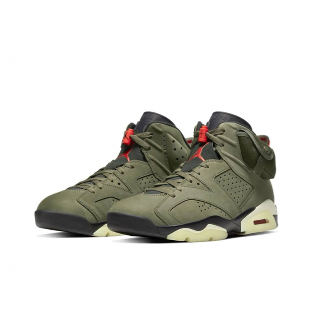 Travis Scott x Air Jordan 6 Medium Olive 