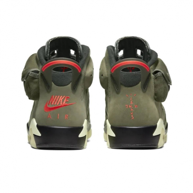 Travis Scott x Air Jordan 6 Medium Olive 