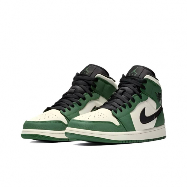 Air Jordan 1 Mid Pine Green