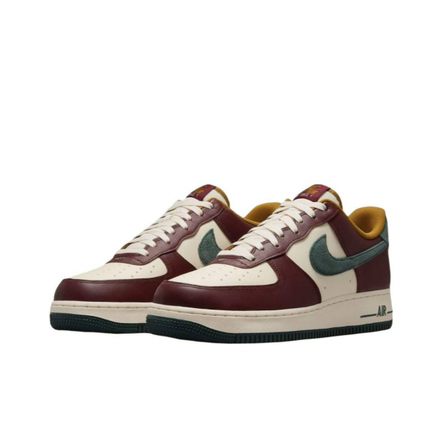 Nike Air Force 1 Low Dark Team Red Vintage Green