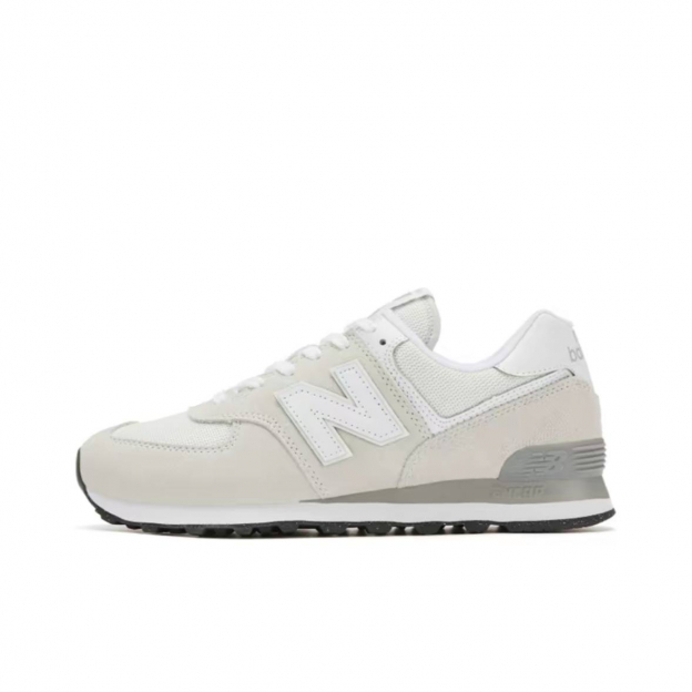 New Balance 574 Cream White Grey