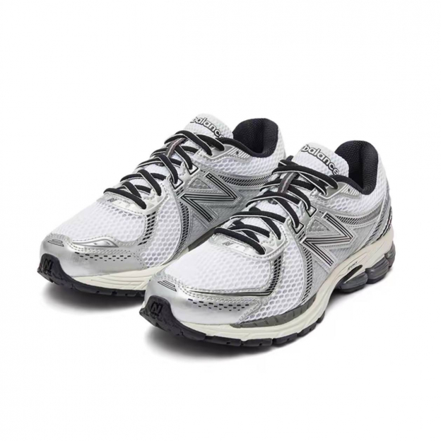 Кроссовки New Balance 860 V2 White Silver Grey - изображение 1