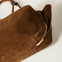 Сумка Miu Miu Suede Beau Bag Brown - изображение 4