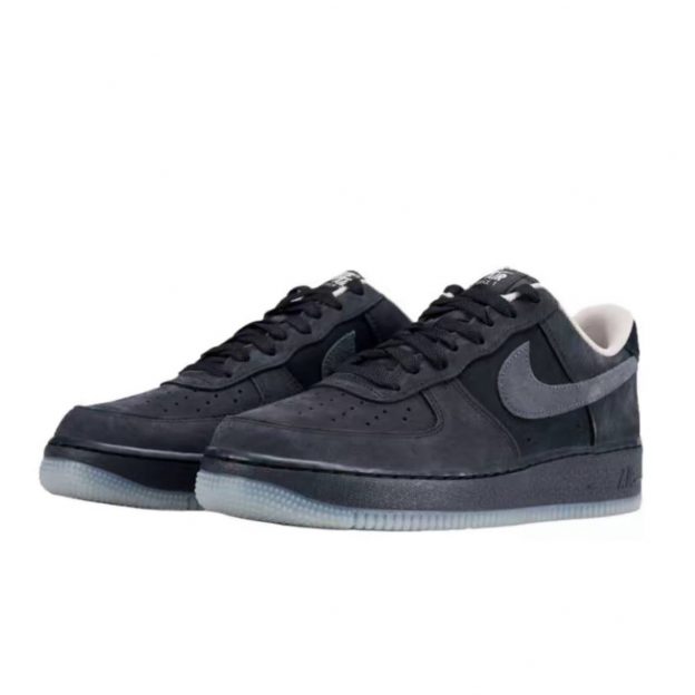 Кроссовки Nike Air Force 1 Low Black Fossil - изображение 1