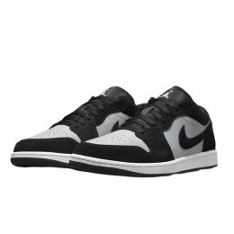 Кроссовки Air Jordan 1 Low Black Light Smoke Grey - изображение 1
