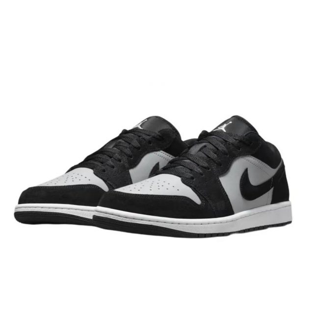 Кроссовки Air Jordan 1 Low Black Light Smoke Grey - изображение 1
