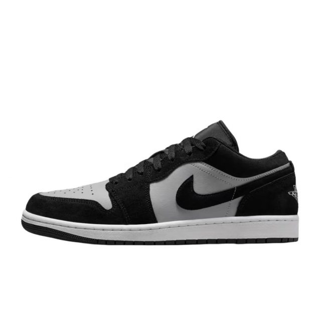 Кроссовки Air Jordan 1 Low Black Light Smoke Grey