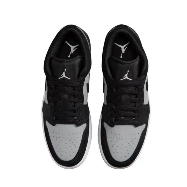 Кроссовки Air Jordan 1 Low Black Light Smoke Grey - изображение 2