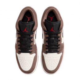 Кроссовки Air Jordan 1 Low Palomino Phantom Sail Black - изображение 1
