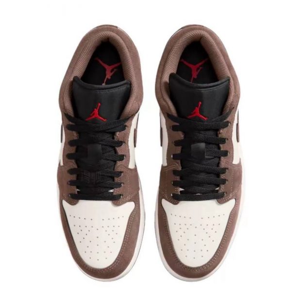 Кроссовки Air Jordan 1 Low Palomino Phantom Sail Black - изображение 1