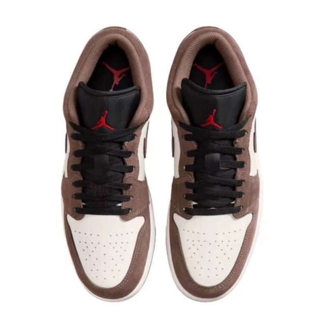 Кроссовки Air Jordan 1 Low Palomino Phantom Sail Black - изображение 1