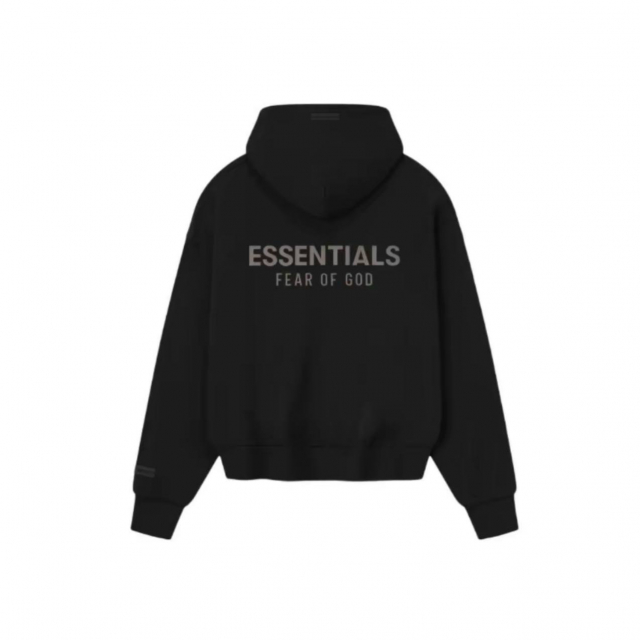 Худи Fear of God Essentials Classic Fleece Zip-Up Hoodie Black