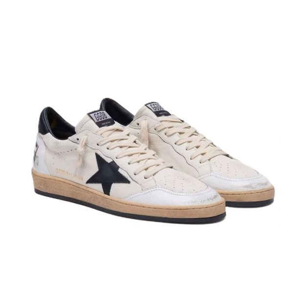 Кроссовки Golden Goose Ball Star White Black - изображение 1