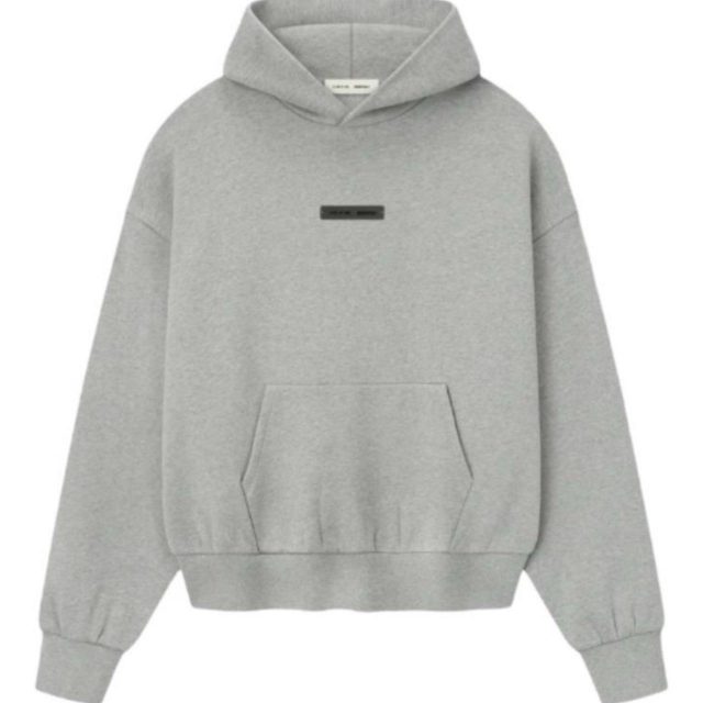 Худи Fear of God Essentials Classic Fit Fleece Hoodie Concrete Heather
