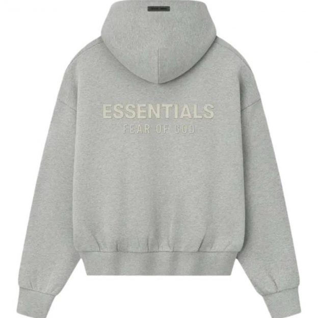 Худи Fear of God Essentials Classic Fit Fleece Hoodie Concrete Heather - изображение 1