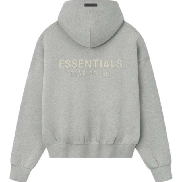 Худи Fear of God Essentials Classic Fit Fleece Hoodie Concrete Heather - изображение 1