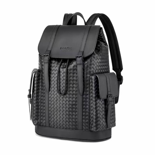 Рюкзак Mark Fairwhale Dark Black Leather Dark Grey - изображение 1