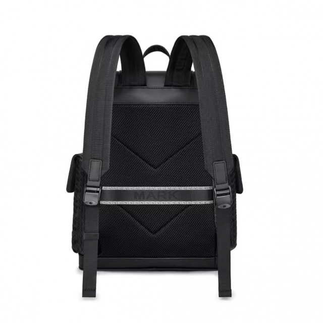 Рюкзак Mark Fairwhale Dark Black Leather Dark Grey - изображение 3