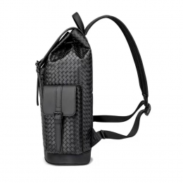 Рюкзак Mark Fairwhale Dark Black Leather Dark Grey - изображение 2
