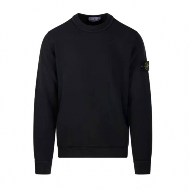Свитшот Stone Island Logo Patch Crewneck Black