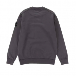 Свитшот Stone Island Garment Dyed Crew Sweatshirt Dark Grey - изображение 1