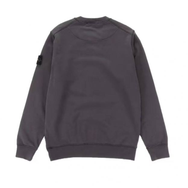 Свитшот Stone Island Garment Dyed Crew Sweatshirt Dark Grey - изображение 1