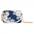 Сумка Dior Customized Cosmetic Bag Blue Navy White Flowers