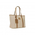 Jordan Tote Bag Beige Chocolate Brown