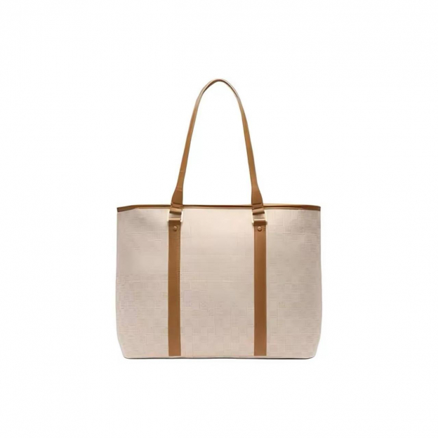 Jordan Tote Bag Beige Chocolate Brown