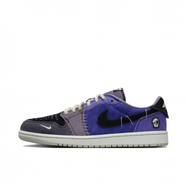 Zion Williamson x Air Jordan 1 Low OG Regency Purple and Dark Raisin