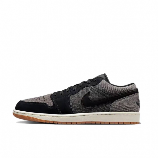 Air Jordan 1 Low Black Denim