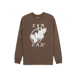 Лонгслив Jordan Artist Series Umar Rashid Long Sleeve Brown