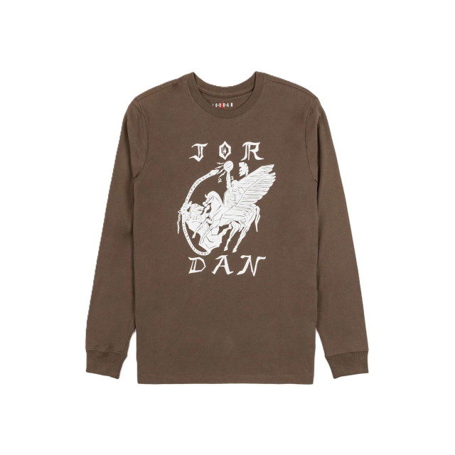 Лонгслив Jordan Artist Series Umar Rashid Long Sleeve Brown