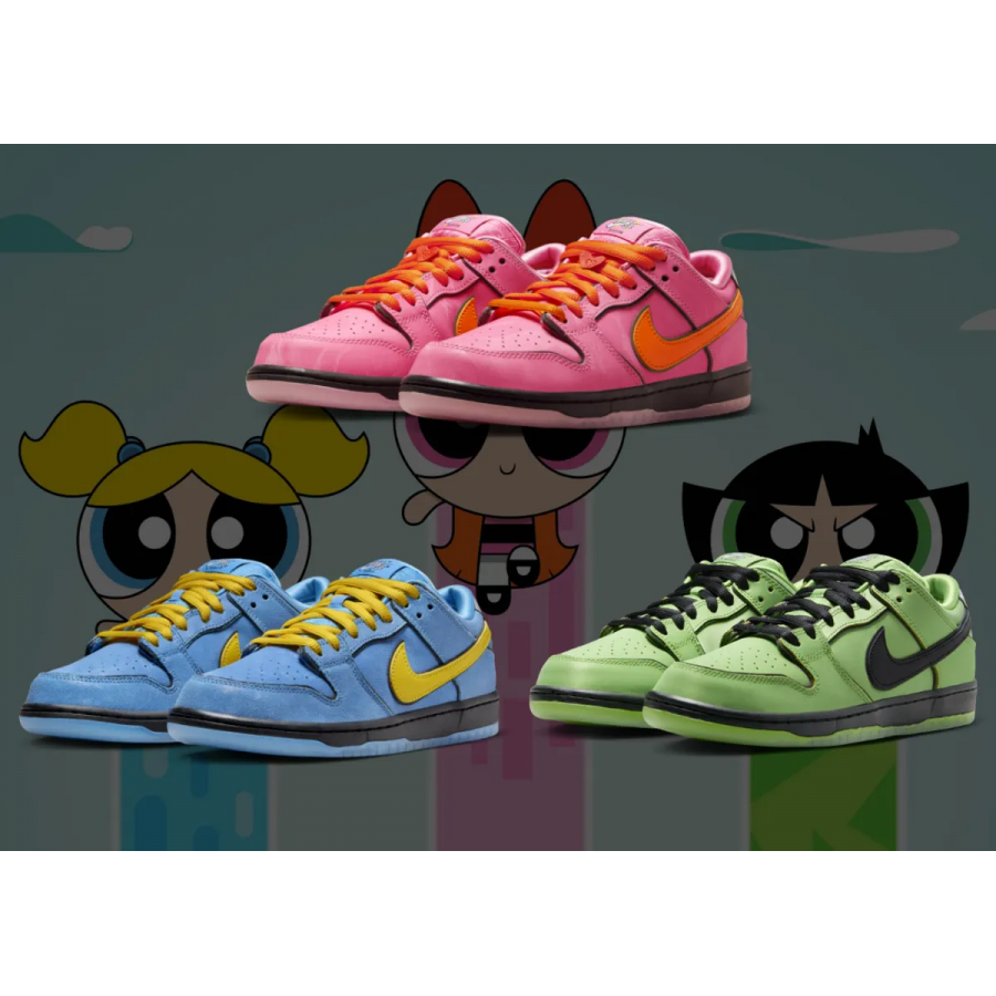 POWERPUFF GIRLS X NIKE DUNK SB LOW