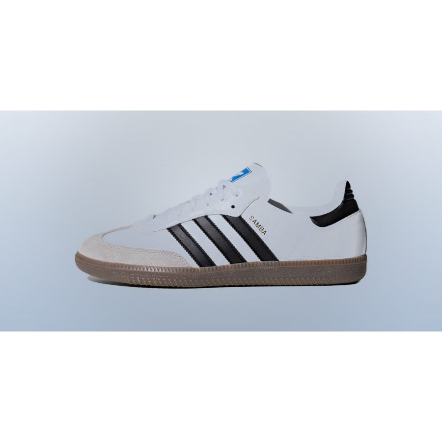 adidas выпустила Samba в коровьем принте с голубыми акцентами