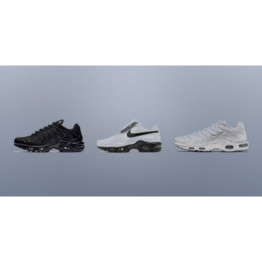 Nike готовит Air Max Plus «Black/Cool Grey»: чёрно-серый градиент расходится от центра — 190 долларов, дата пока не названа