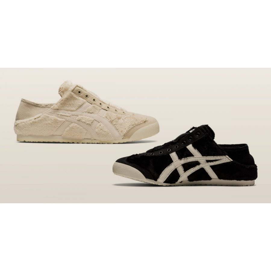 Onitsuka Tiger одела Mexico 66 Paraty в искусственный мех: модель без шнурков, складной задник и цена 130 евро