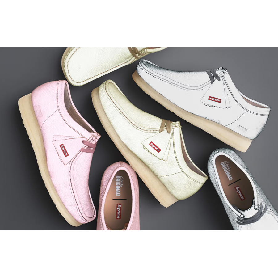 SUPREME X CLARKS ORIGINALS SPRING 2025: ВОЗРОЖДЕНИЕ КУЛЬТОВОЙ WALLABEE